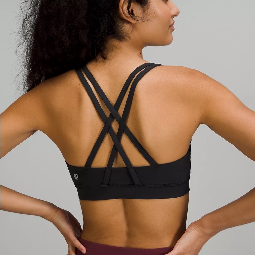 Lululemon Sports Bra Black Size 10 Energize